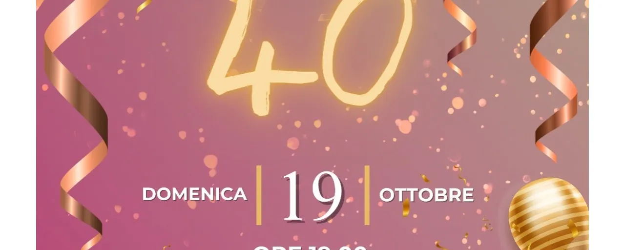 40 anni di Roberta